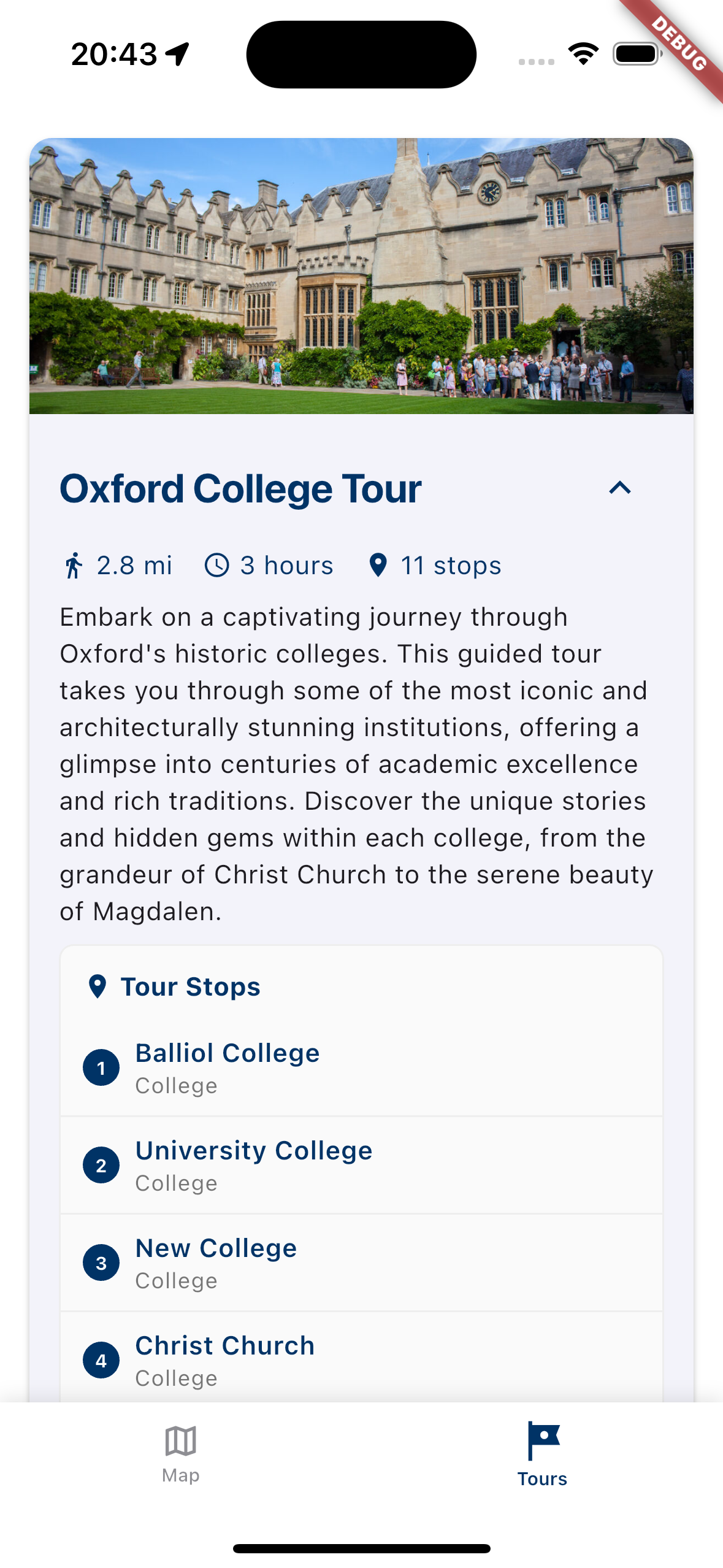 Oxford Guide App - Guided Tour